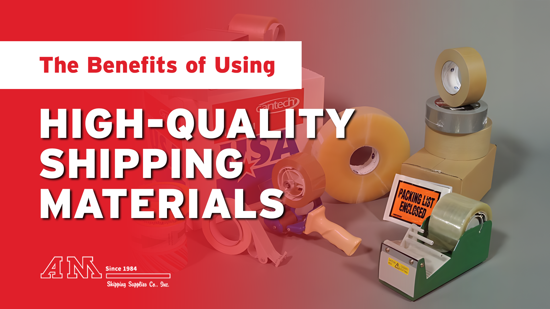 The Benefits of Using High-Quality Shipping Materials